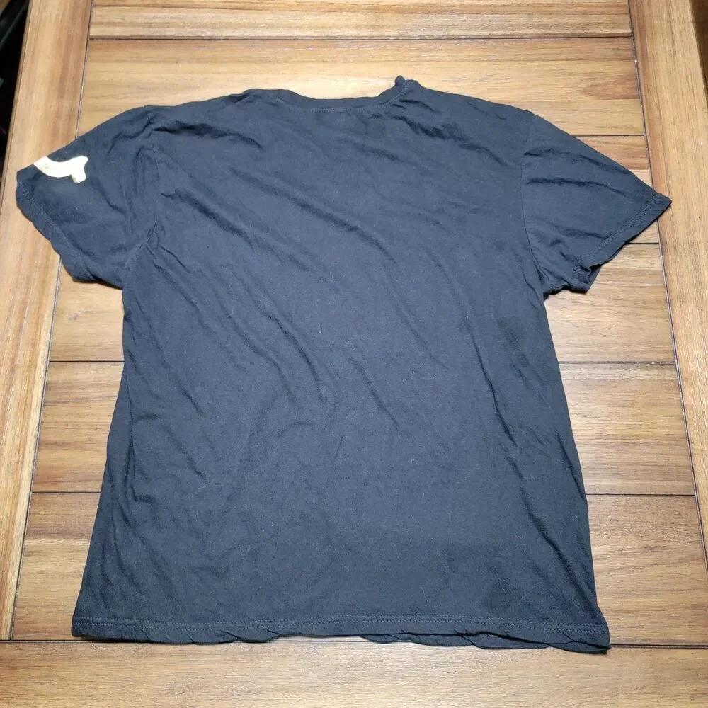 True Religion Arm Logo SS Black Unisex Tee - Size Large